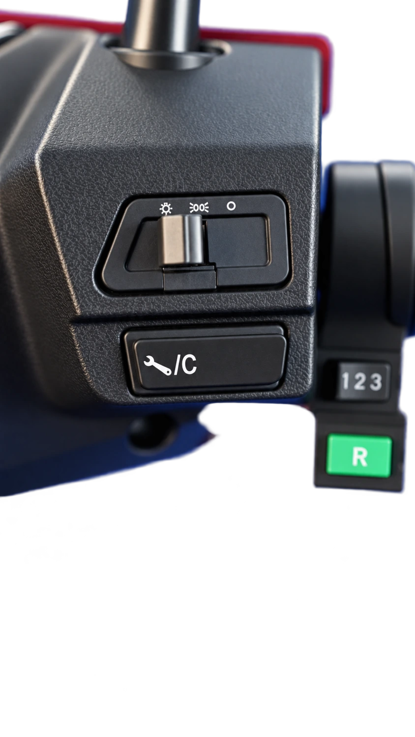 R-button reverse for easier manoeuvring