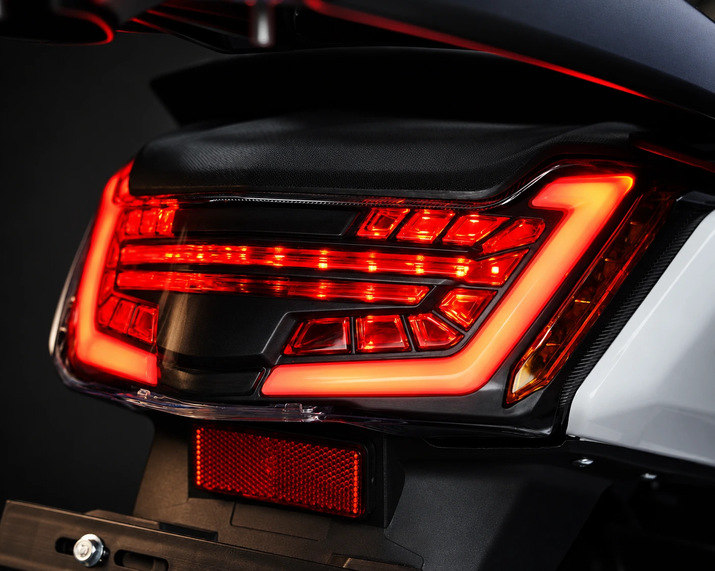 A layered flagship rear light